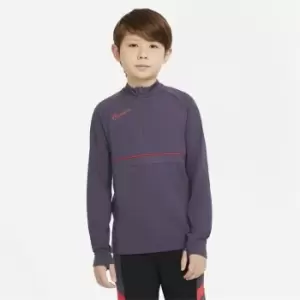 Image of Nike Academy Layer Top Junior Boys - Purple