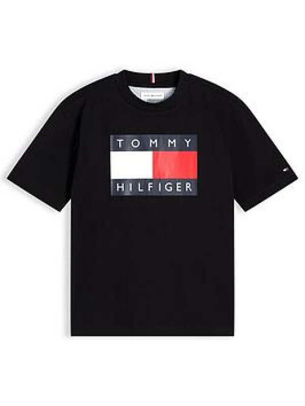 Image of Tommy Hilfiger Kids T-Shirt Regular Fit T-Shirts 4Y Black 59443703135