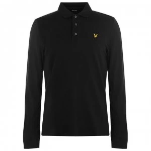 image of Lyle and Scott Sleeve Polo - Jet Black Z865