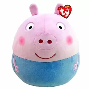 image of Ty - SquishaBoo George Pig 10" /Toys