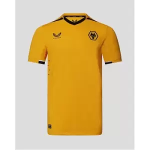 Image of Castore Wolves Home Authentic Shirt 2022/2023 Mens - Gold