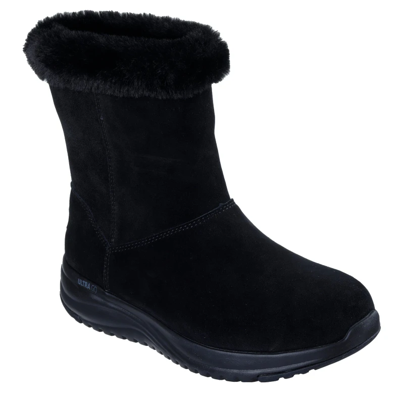 Image of Skechers On-The-Go Stellar-Sweet Bliss High-Top Trainers Womens Black female 2 (35)