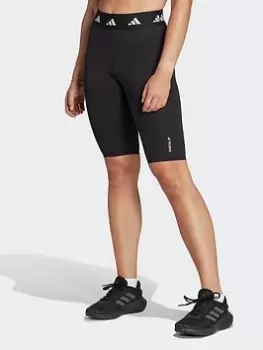 Image of adidas Techfit Period Proof Bike Short Tights, Black Size M Women