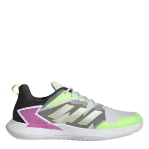 Image of adidas Defiant Speed Tennis Shoes Mens - Crystal White / Silver Metalli