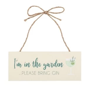 Image of Garden Gin MDF Sign