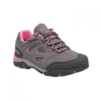 image of Regatta Holcombe Low Junior Waterproof & Breathable Walkin - Steel/Tulip