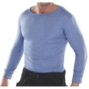 Image of Click Workwear Vest Long Sleeve Thermal Lightweight Large Blue Ref