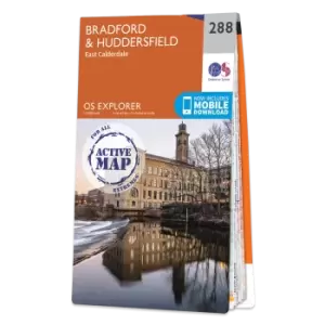 Image of Map of Bradford & Huddersfield