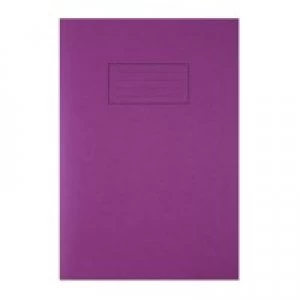 Image of Silvine A4 Exercise Book Ruled Purple PK10