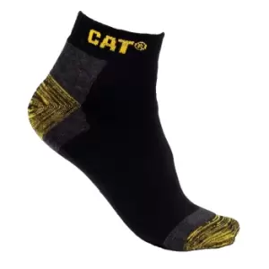 Image of Caterpillar Unisex Adult Liner Socks (Pack of 3) (9 UK-11 UK) (Black)