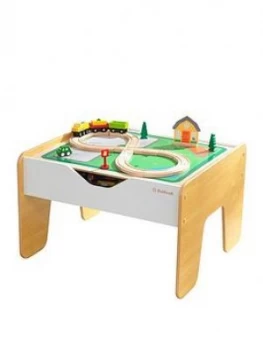 image of Kidkraft 2-In-1 Activity Table With Board - Grey And White