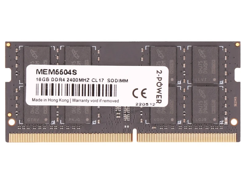 Image of 2-Power MEM5504S memory module 16GB 1 x 8GB DDR4 260-pin SO-DIMM