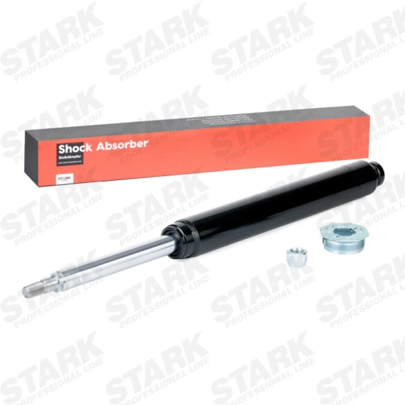 Image of STARK SKSA-0132213 Shock absorber Front Axle, Gas Pressure, Twin-Tube, Suspension Strut Insert, Top pin, with nut Shock Absorber (854)