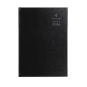 Image of Collins A4 Desk Diary Day Per Page Appointment Black 2022 A44BLK