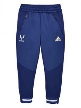Image of Boys, adidas Kids Messi Tiro Pant - Blue, Size 13-14 Years