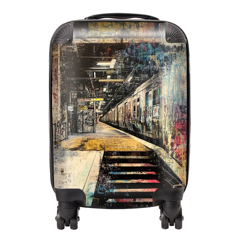 Image of Designer Luggage Jasper Reed: 00030 Suitcase Size: Large Multicolor Unisex Large