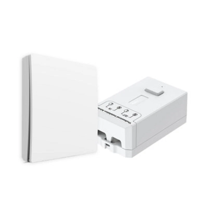 Image of Ener-J Ener J 1 Gang Wireless Kinetic Switch Kit White 500W Rf Receiver Pro Series
