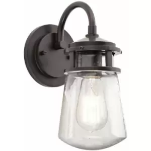 Image of Loops - Outdoor IP44 Wall Light Architectural Bronze LED E27 75W