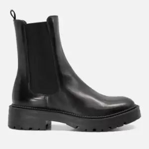 Dune Womens Picture Leather Chelsea Boots - Black - UK 3