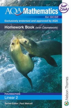Image of Aqa Mathematics for Gcse. Foundation Linear 2 Homework Book with Coursework by Margaret Thornton Paperback