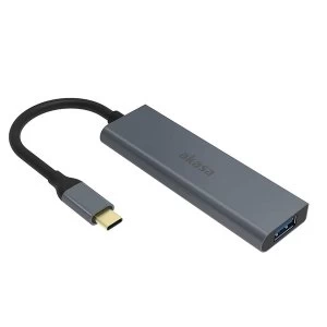 image of Akasa 4 Port USB Type-C Hub