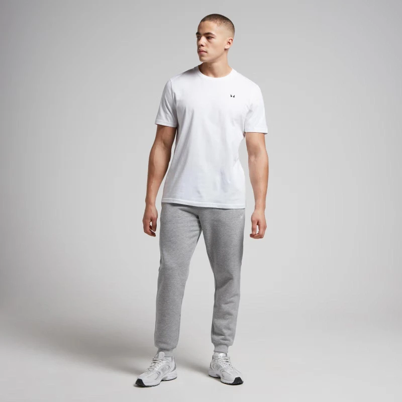 Image of MyProtein Short-Sleeve Performance Gym Top White male Small