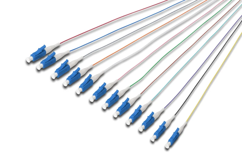 Image of Digitus colored pigtails. LC OS2 09/125 µ. Simplex