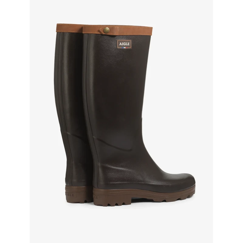 Image of Aigle Work boots Aigle Chambsign Non V Marron Male 45