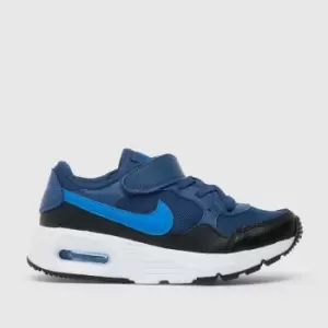 Image of Nike Navy & Black Air Max Sc Boys Junior Trainers