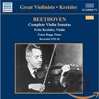 Image of Ludwig van Beethoven - Complete Violin Sonatas (Kriesler, Rupp) CD