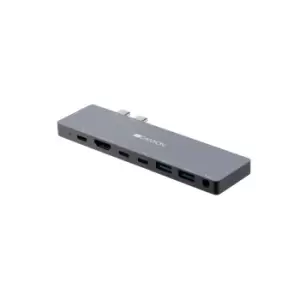 Image of Canyon CNS-TDS08DG notebook dock/port replicator Grey