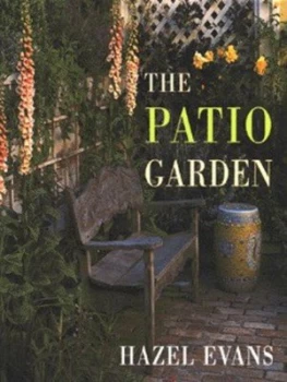Image of The Patio Garden by Hazel Evans Book