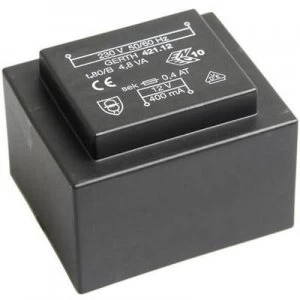 Image of PCB mount transformer 1 x 230 V 2 x 24 V AC 4.80 VA 100 mA