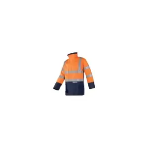 Image of Sioen Elliston Jacket Hi-vis Orange/Navy (L)