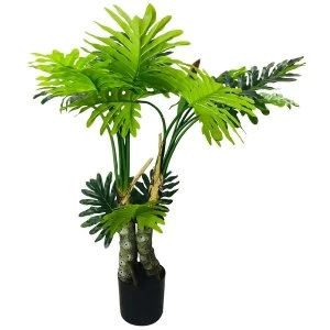 image of Artificial Philodendron Tree, Spot Stems 135cm