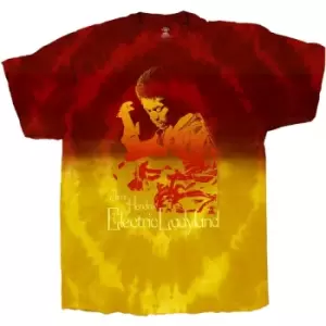 Image of Jimi Hendrix - Electric Ladyland Unisex Large T-Shirt - Red