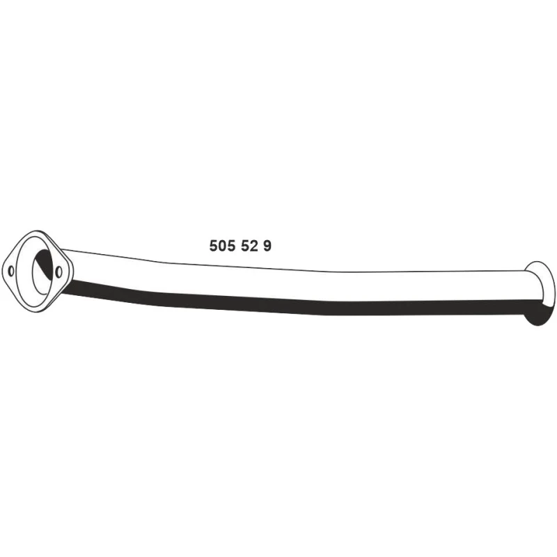 Image of ERNST 505529 Exhaust Pipe Centre Exhaust Pipe (17)