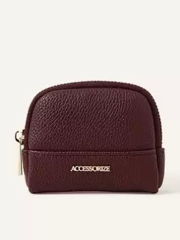 Image of Accessorize Soft Crescent Coin Purse, Red, Women