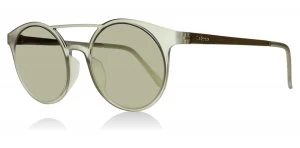 image of Le Specs 1602169 Sunglasses Matte Stone / Gold Demo Mode 50mm