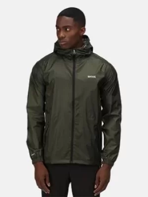 image of Regatta Pack It Jacket Iii Waterproof Shell Jacket, Dark Khaki Size M Men