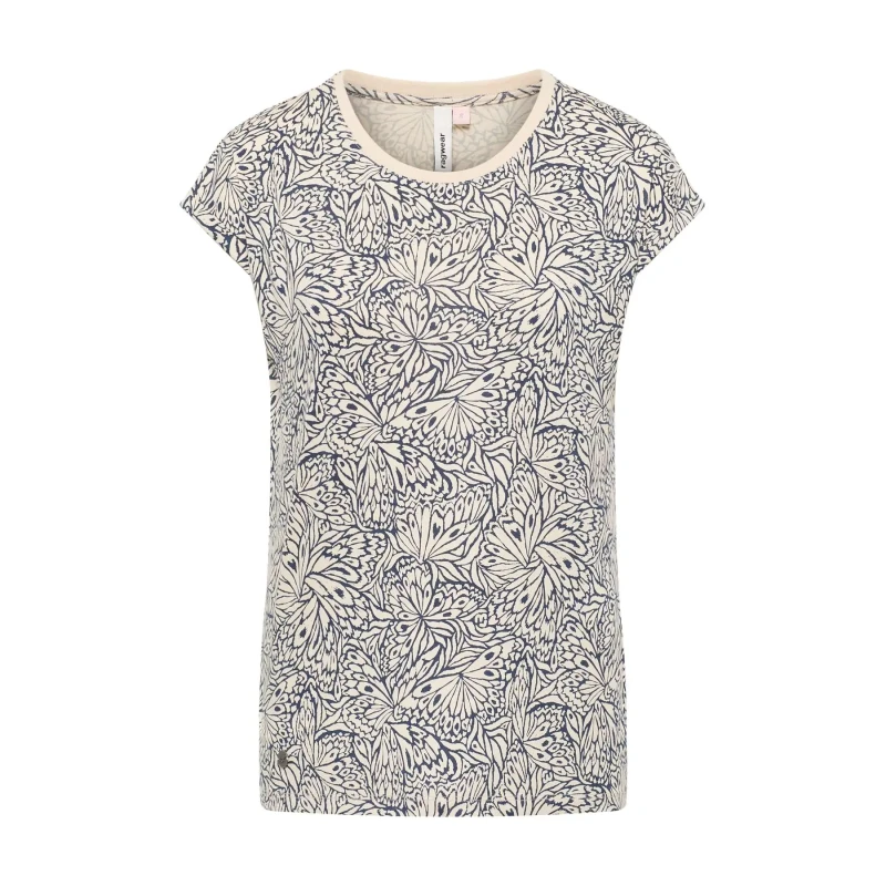 Image of Ragwear Womens T-Shirt Ragwear Diona Print Beige Female XS