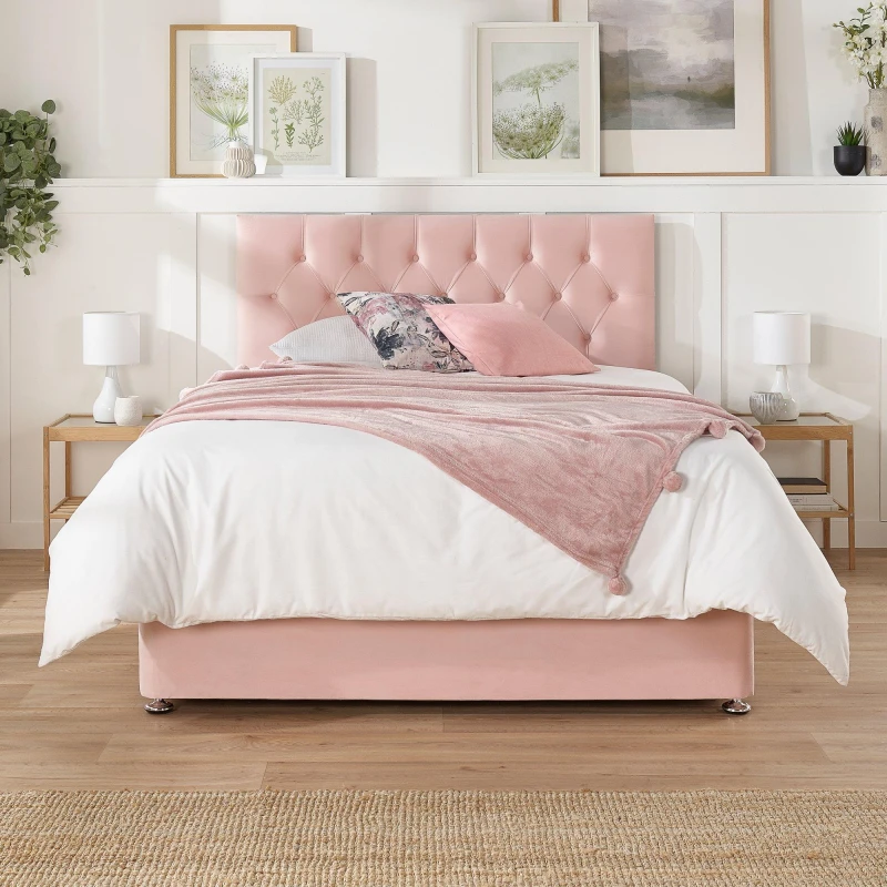 Image of Aspire Helix Ottoman Storage Bed Blue