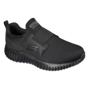Image of Skechers Mens Cicades Occupational Shoes (10 UK) (Black)
