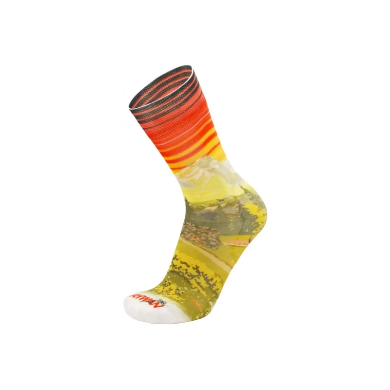 Image of Mountain spirit socks Rywan No Limit Graphik Rouge Unisex 38/40