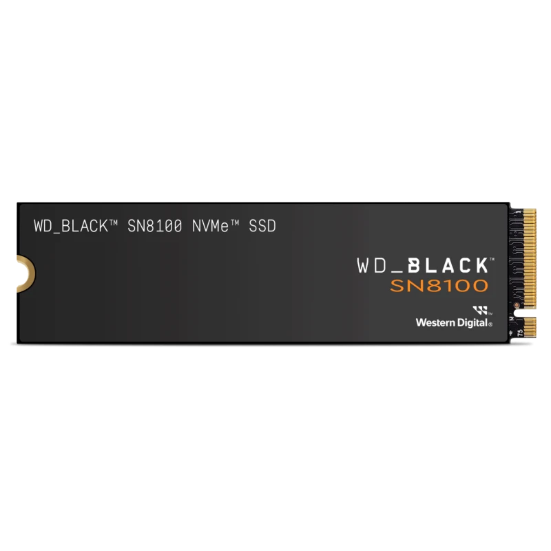 Image of Western Digital Black 4TB SN8100 Gen 5 NVMe SSD - Read 14,900MB/s, Write 14,000MB/s - WDS400T1X0M-00CMT0
