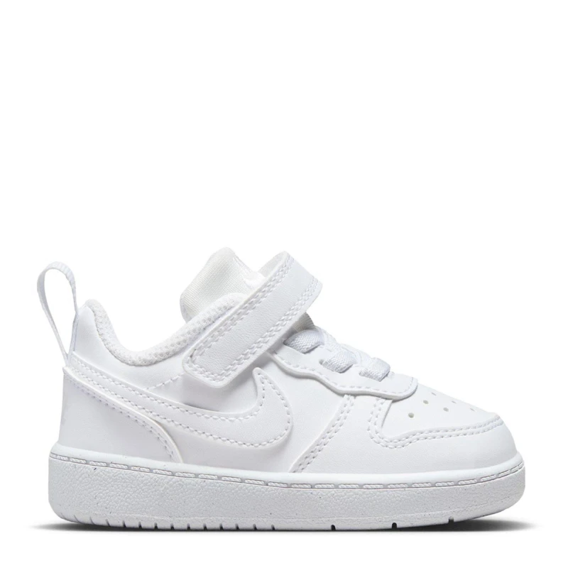 Image of Nike Court Borough Low 2 Baby/Toddler Shoe White/White male C3 (19)