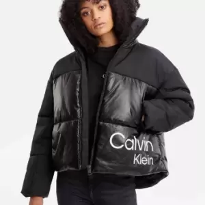Image of Calvin Klein Jeans Oversized Shell Puffer Jacket