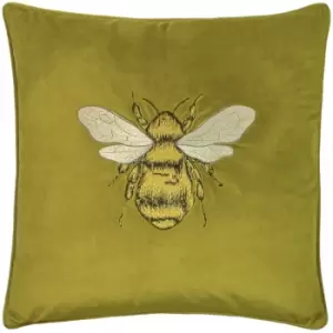 image of Hortus Bee Cushion Olive