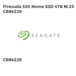 image of Firecuda 530 Nvme SSD 4TB M.2S CB84229