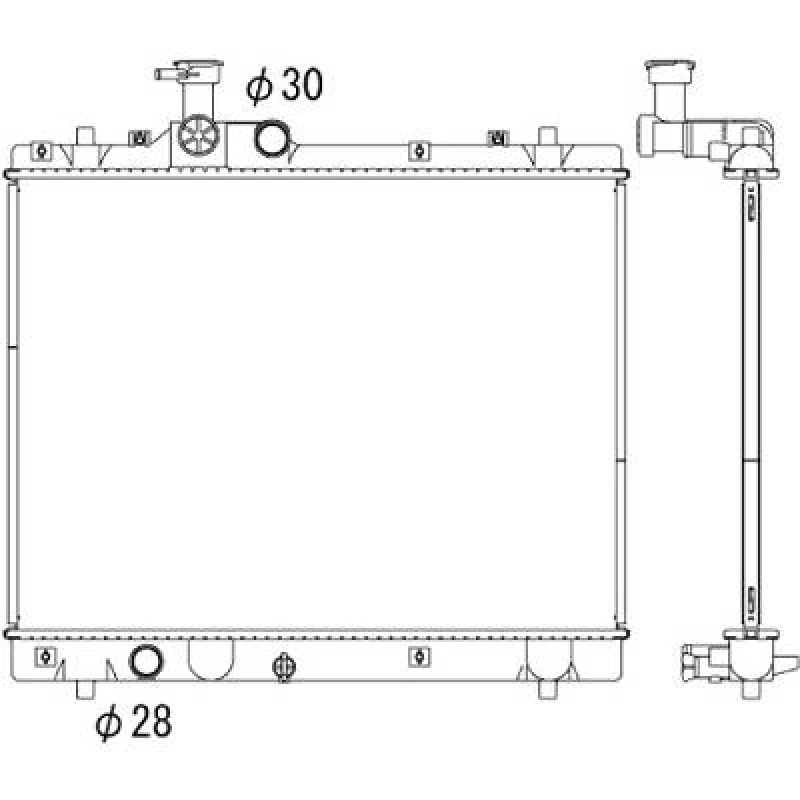 Image of Engine radiator DIEDERICHS DCM3902